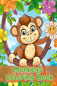 Monkeys Coloring Book