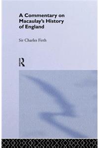 Commentary on Macaulay's History of England