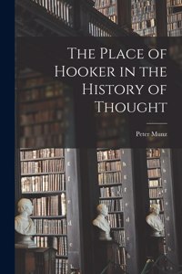 Place of Hooker in the History of Thought