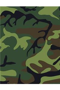 Composition Notebook Camouflage