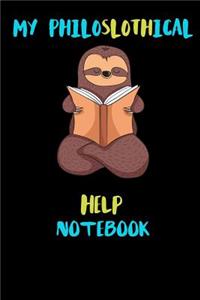 My Philoslothical Help Notebook