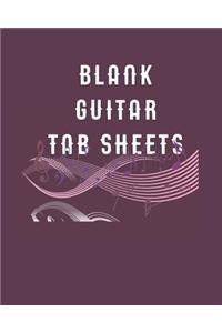 Blank Guitar Tab Sheets
