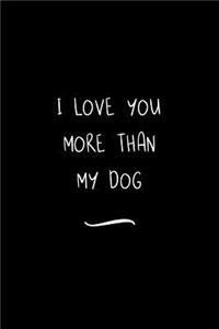 I Love You More Than My Dog