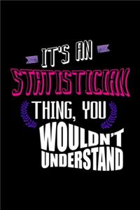 It's a statistician thing, you wouldn't understand