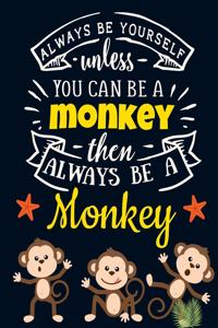 Always Be Yourself Unless You Can Be a Monkey Then Always Be a Monkey