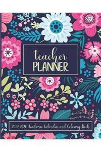 Teacher Planner 2019-2020 Academic Calendar and Coloring Book