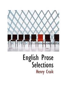 English Prose Selections