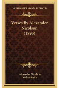 Verses by Alexander Nicolson (1893)