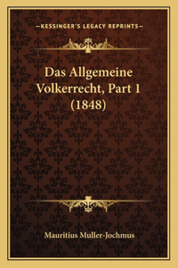 Allgemeine Volkerrecht, Part 1 (1848)