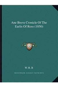 Ane Breve Cronicle of the Earlis of Ross (1850)