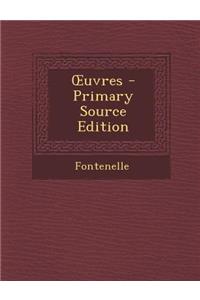 Uvres - Primary Source Edition