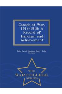 Canada at War, 1914-1918