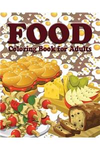 Food Coloring Book for Adults