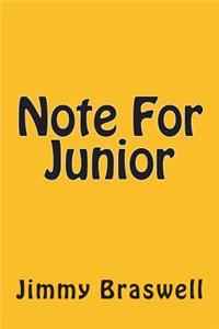 Note For Junior