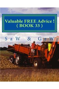 Valuable FREE Advice ! ( BOOK 33 )