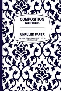 Unruled Composition Notebook