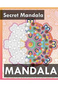 Secret Mandala (Best Adult Coloring Book for Mindful Meditation)