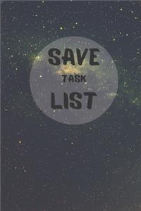 Save Task List