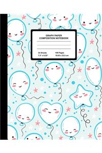 Graph Paper Composition Notebook