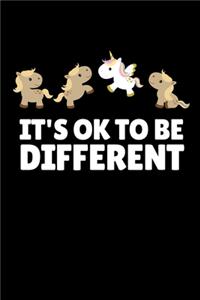 It's Ok to Be Different