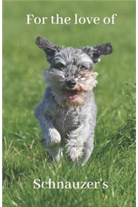 Minature Schnauzer A5 notebook / gift