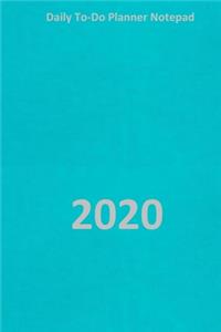 Daily to-do planner notepad 2020