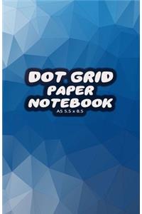 Dot Grid Paper Notebook A5 5.5x8.5