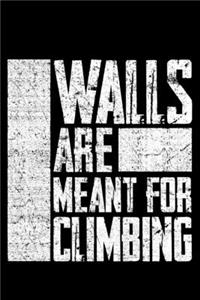 Walls Are Meant For Climbing