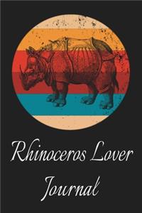 Rhinoceros Lover Journal