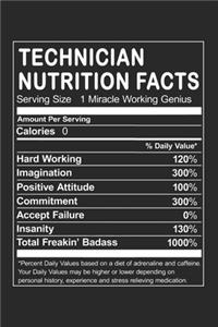 Technician Nutrition Facts