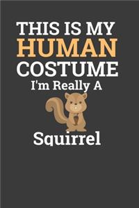 This Is My Human Costume I'M Really A Squirrel