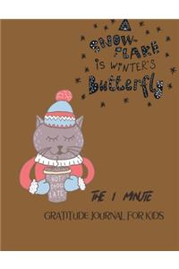 Snow Flake Is Winter Butterfly