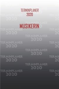 Terminplaner 2020 Musikerin