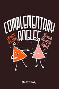 My Funny Complimentary Angles Notebook