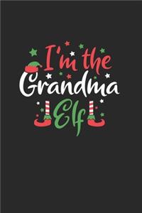 Christmas Grandma elf Notebook