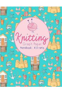 Knitting Graph Paper Notebook - 4