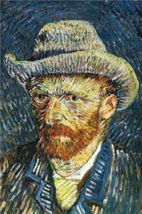 Vincent Van Gogh Self Portrait with A Felt Hat Journal