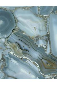 Graph Paper Journal - Beautiful Agate