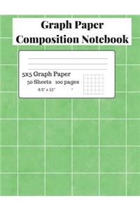 Graph Paper Composition Notebook