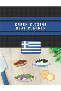 Greek Cuisine Meal Planner