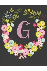 G: Spring Floral Wreath 2019 Weekly Organizer & Scheduling Agenda with Inspirational Quotes