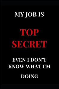 My Job Is Top Secret Even I Don't Know What I'm Doing