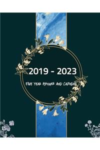 2019-2023 Five Year Planner and Calendar