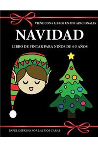 Libro de pintar para niños de 4-5 años (Navidad)