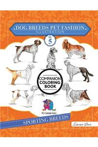 Dog Breeds Pet Fashion Illustration Encyclopedia Coloring Companion Book