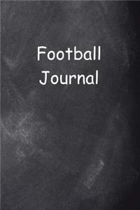 Football Journal Chalkboard Design