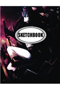 Sketchbook : Girl Anime 05: 120 Pages of 8.5 x 11 Blank Paper for Drawing, Doodling or Sketching (Sketchbooks)