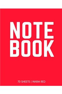 Notebook 70 Sheets