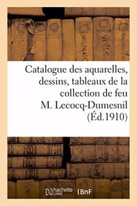 Catalogue Des Aquarelles, Dessins Par Anastasi, Baron, Berchère, Tableaux