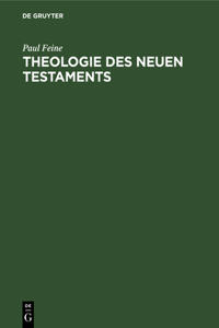 Theologie Des Neuen Testaments